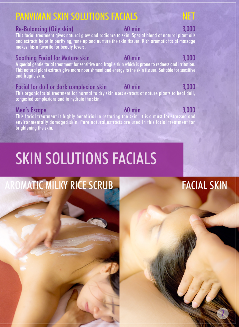 PANVIMAN SKIN SOLUTIONS FACIALS