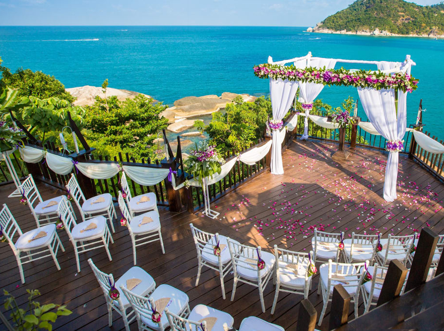 beach wedding resort koh phangan