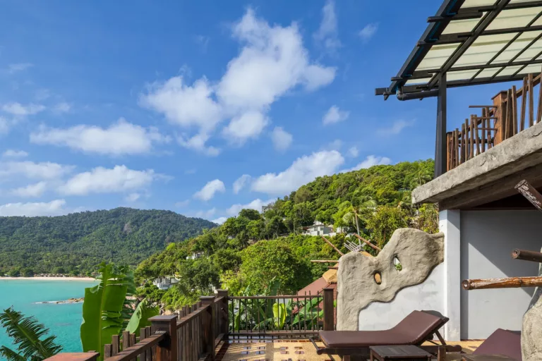 resort balcony sea view phangan Island
